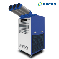 캐로스  3구이동식에어컨7,030W 물통/자연배수 블루