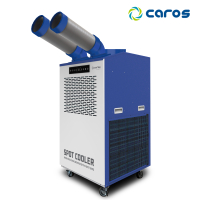 캐로스 2구이동식에어컨6,000W 물통/자연배수블루